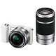 SONY 索尼 ILCE-5000Y 双镜头微单套机 白色（16-50mm+55-210mm）