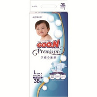 限安徽：GOO.N 大王 天使系列 婴儿纸尿裤 L38片*2包