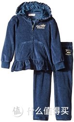 Juicy Couture 橘滋 女童天鹅绒套装