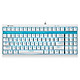 RAPOO 雷柏 V500S 背光机械游戏键盘 机械青轴 白色版