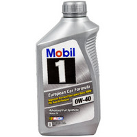新低价：Mobil 美孚 1号全合成机油 0W-40 SN级 1Qt 原装进口（对应国内金装美孚）
