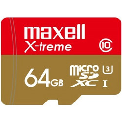 maxell 麦克赛尔 X-treme 智尊极速 microSDXC存储卡（64GB、UHS-I）