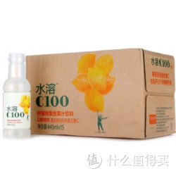 农夫山泉 水溶C100柠檬饮料445ml*15瓶 整箱*2