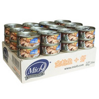 Mio9 宠物金枪鱼+虾猫罐头85g*24罐