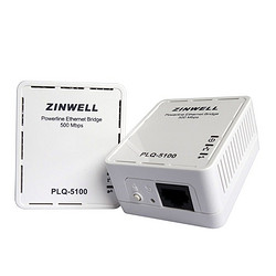 ZINWELL 真赫 PLQ-5100 电力线适配器 2只装