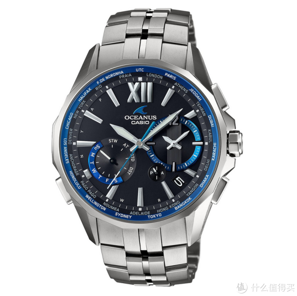 CASIO 卡西欧 OCEANUS海神系列 43.6毫米太阳能电波腕表 OCW-S3400-1A【报价 价格 评测 怎么样】 -什么值得买