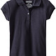 限Large/码：NAUTICA 诺帝卡 Uniform Short Sleeve Interlock Polo 女童款短袖POLO衫