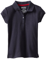 限Large/码：NAUTICA 诺帝卡 Uniform Short Sleeve Interlock Polo 女童款短袖POLO衫