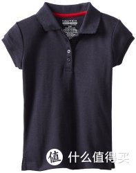 NAUTICA 诺帝卡 Uniform Short Sleeve Interlock Polo 女童款短袖POLO衫