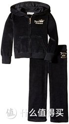 Juicy Couture Little Girls' Black Hooded Set 女童套装