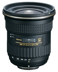TOKINA 图丽 AT-X17-35PRO FX Canon 单反镜头 单镜套装(17-35mmF4 IF)ASPHERICAL (黑色)