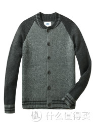 OLD NAVY  714381 棒球领针织外套