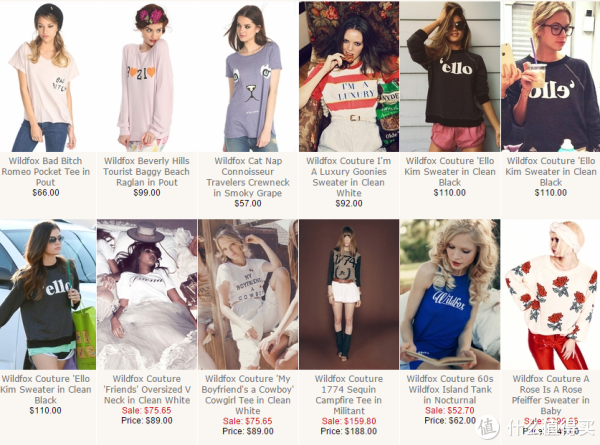 THE TREND BOUTIQUE 潮牌网站 Wildfox 服饰