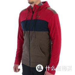 Jack Wolfskin 狼爪 羊毛连帽抓绒外套