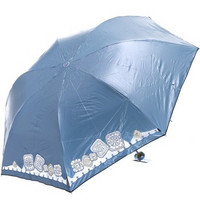 凑单品：Paradise 天堂伞 348E  镜面 彩胶 三折 超轻晴雨伞  多种颜色