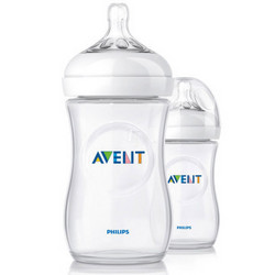 AVENT 新安怡 宽口径九安士PP奶瓶  260ml/9oz*2个+贝亲 婴儿护臀膏 35g