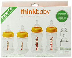 Thinkbaby 塑胶奶瓶礼盒6件套