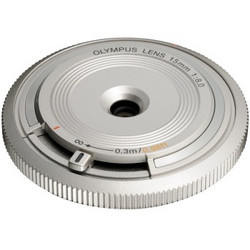 OLYMPUS 奥林巴斯 BCL-1580 银色 机身盖镜头（适用于所有奥林巴斯微型单电相机）