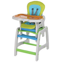 BabyFirst 宝贝第一 YAMI多功能儿童餐椅 绿灰色