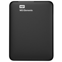 WD 西部数据  Elements 新元素系列 2.5英寸 USB3.0 移动硬盘 1TB（WDBUZG0010BBK）