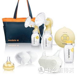 medela 美德乐 丝韵.翼双侧电动吸乳器定制幸福礼包(定制礼包+一次性乳垫4片+250ml奶瓶+百依吸乳文胸)