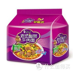 康师傅 酸菜牛肉面 五连包