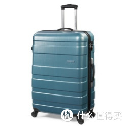 AMERICAN TOURISTER 美旅 76A*01004 金属质感ABS+PC万向轮拉杆箱 蓝色24寸