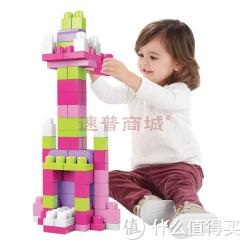 Fisher-Price 费雪 大袋装积木 80片 粉色 DCH62