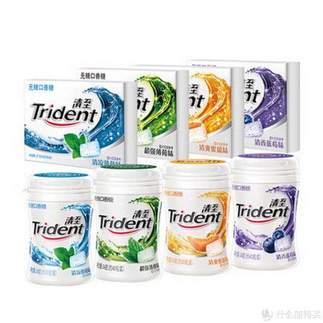  Trident 清至 无糖口香糖