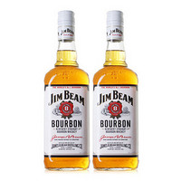 JIM BEAM 波本威士忌750mL*2瓶