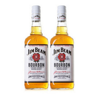 JIM BEAM 波本威士忌750mL*2瓶