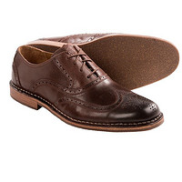 限码：Sebago Brattle II Leather Wingtip 男士休闲鞋