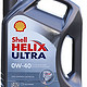 Shell 壳牌 Helix Ultra超凡喜力全合成润滑油 0W-40 4升装