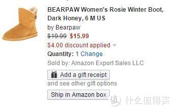  Deal of the Day：美国亚马逊 BEARPAW Cozy 系列女士雪地靴