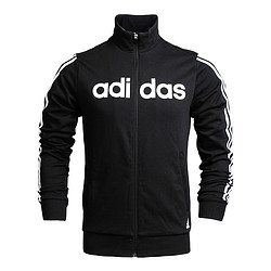 adidas 阿迪达斯 运动基础系列 男子针织外套（黑灰色可选）