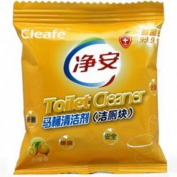 cleafe 净安洁 马桶清洁剂 蓝泡泡洁厕块（柠檬香）50g/袋