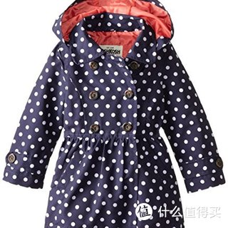OshKosh B‘Gosh Polka Dot 女童连帽外套