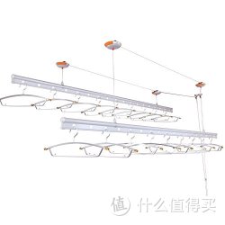 Hotata 好太太 D-1060 双杆式手摇升降晒衣架子 银色