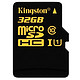 Kingston 金士顿 读速90MB/s 32GB UHS-I Class10 TF(Micro SD)高速存储卡 土豪金