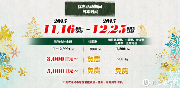 JSHOPPERS 购物满3000日元及以上