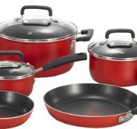 T-fal 特福 C112SC 带火红点不粘锅 12件套