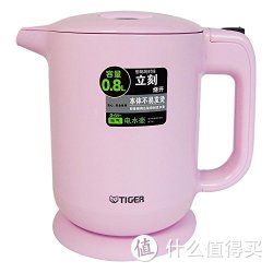 TIGER 虎牌 粉色 0.8L电水壶 PFY-A08C-P