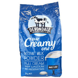 Devondale 德运 高品质全脂高钙奶粉1kg