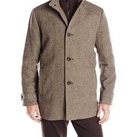 KENNETH COLE New York Fancy 男款羊毛混纺大衣