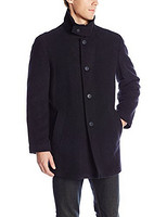 Calvin Klein Coleman 男士单排扣羊毛混纺大衣