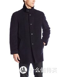Calvin Klein Coleman 男士单排扣羊毛混纺大衣