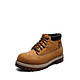 限39.5/42码：SKECHERS 斯凯奇 BOOTS系列 男 牛皮款高帮绑带工装短靴 麦黄色