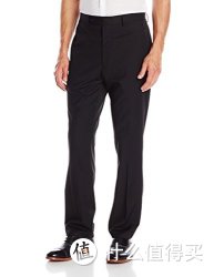 TOMMY HILFIGER Gaines Black Twill Flat-Front 男士西裤