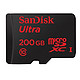 SanDisk 闪迪 Ultra 至尊高速 200GB Micro SDXC存储卡