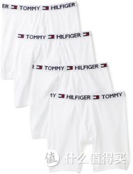 TOMMY HILFIGER 男士纯棉平角内裤4条装
